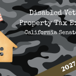 SB 296 – Disabled Veterans Property Tax Exemption for January 2027